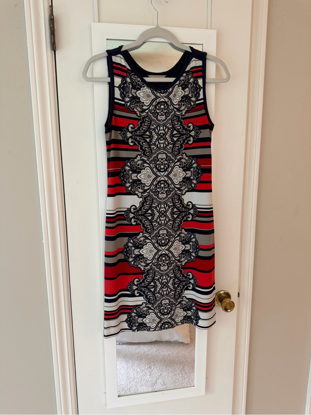 Banana Republic - Sleeveless Printed Sheath Dress